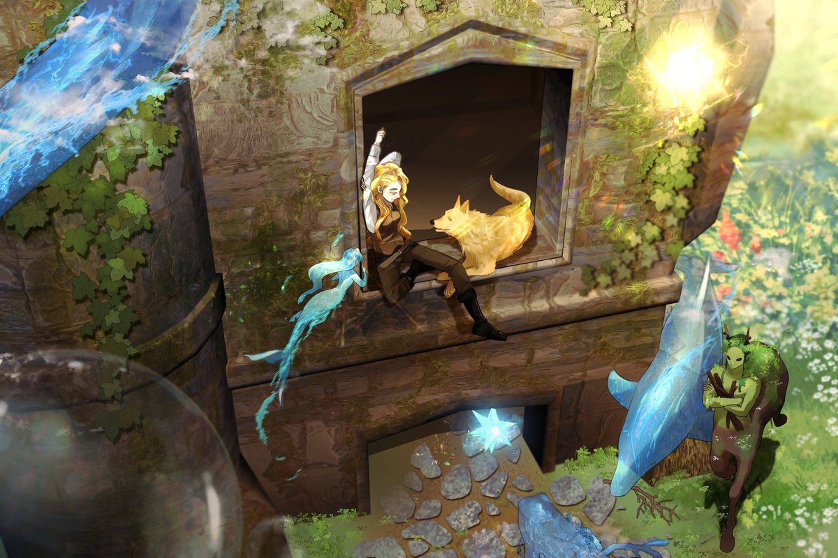 #금발의정령사
#금발의_정령사

D-1
금발의정령사의하루~