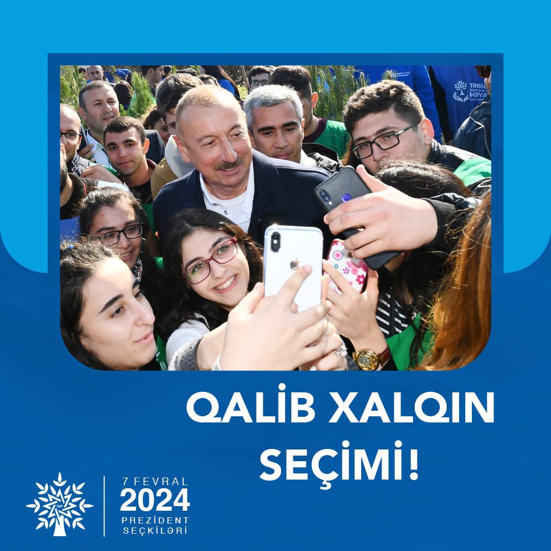 Qalib xalqın seçimi!

#Prezidentseçkiləri #Seçki2024 #QalibXalqınQalibLideri