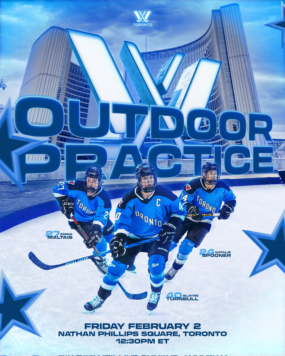 thepwhlofficial's tweet photo. Toronto is headed back to the ODR! 

📍 Nathan Phillips Square
⏰️ 12:30 https://t.co/ZQeHdjTeyi