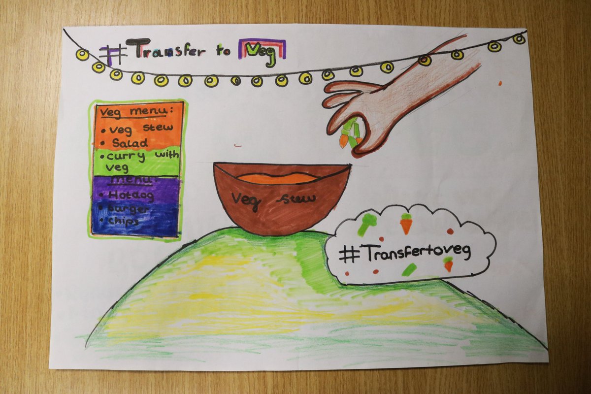 BRFCTrust's tweet photo. 🫛This week students at our Move and Learn partner school Lammack Primary School have been creating posters promoting #GreenFootballWeekend's theme #TransfertoVeg, take a look!
#BRCTInclusion #BRCTHealthandWellbeing #joyofmoving https://t.co/X10x1AS61r