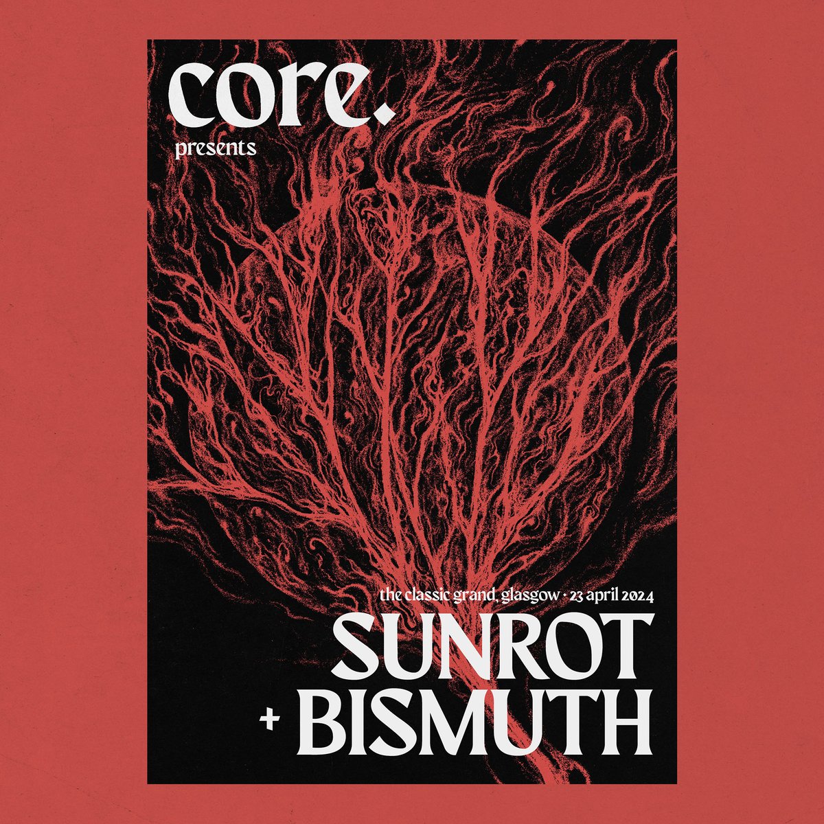 JUST ANNOUNCED! NJ Sludge outfit @SunrotMusic and Nottingham Doom duo @bismuthslow team up for a heavy one at @ClassicGrand, Glasgow on 23 April 🔥 Tickets HERE ----> bit.ly/49ecHOL 🎟 Presented by @corethefestival - Glasgow's newest Celebration of Noise 🤘