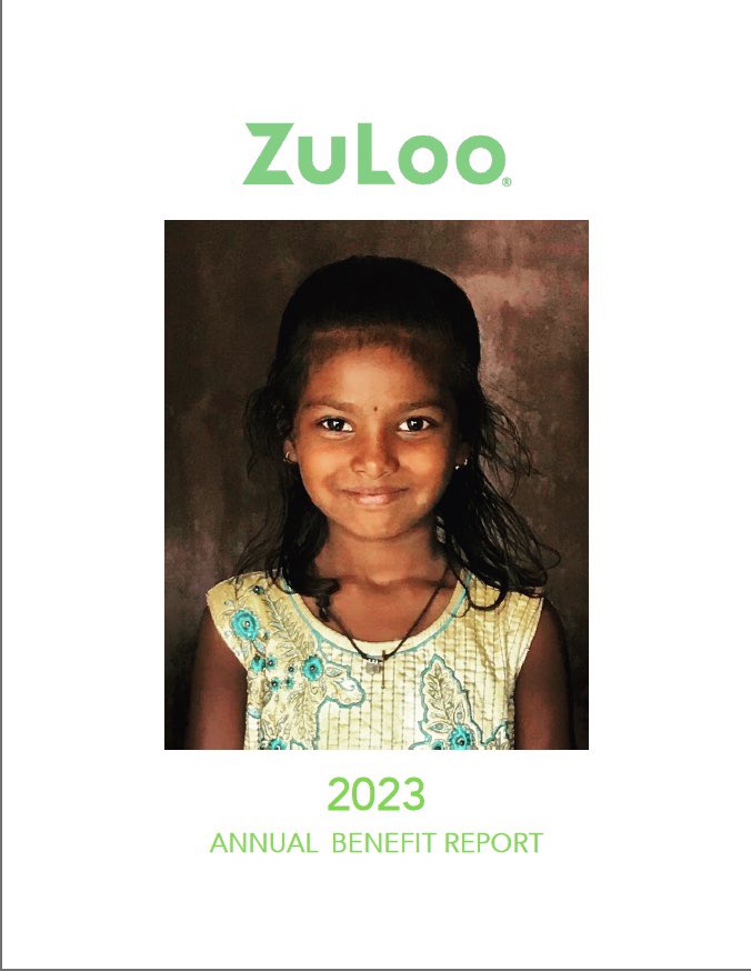Curl up with your own copy of the <a href="/zuloo__/">boo🐽</a> 2023 annual social impact benefit report today 💩📚🤓 at zuloo.org/wp-content/upl… #toilets #hygiene #cleanwater #sanitation #sdg6 #India #Zambia #zuloo