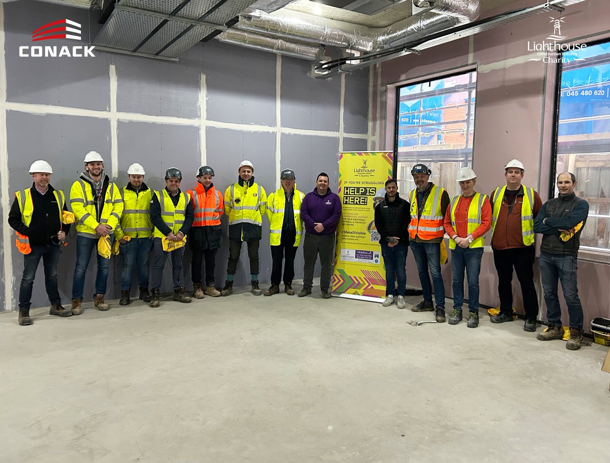 weareconack's tweet photo. This week, we had the pleasure of hosting the @LighthouseClub_ at our Moxy Hotel, Cork project. Great opportunity to wrap up 'Blue January' with the event, that sheds light on the topic of mental health and the various supports available to the construction community. Thanks all! https://t.co/Vz6lX1Prvo