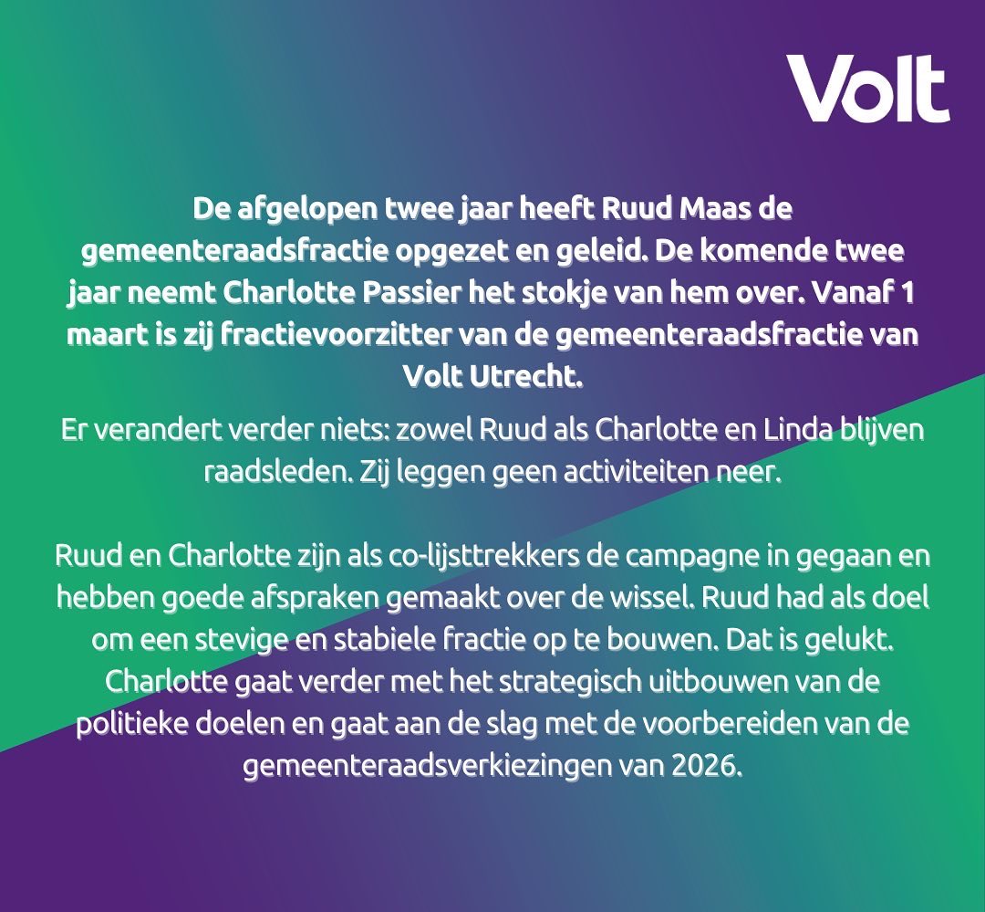 Volt Utrecht tweet media