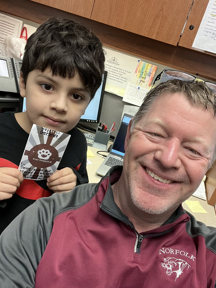 WashingtonNPS's tweet photo. We have a PAWsitive office referral to end the week!  Great Job!  #npspanthers
#BEOUTSTANDING https://t.co/CxoeeSbYA7