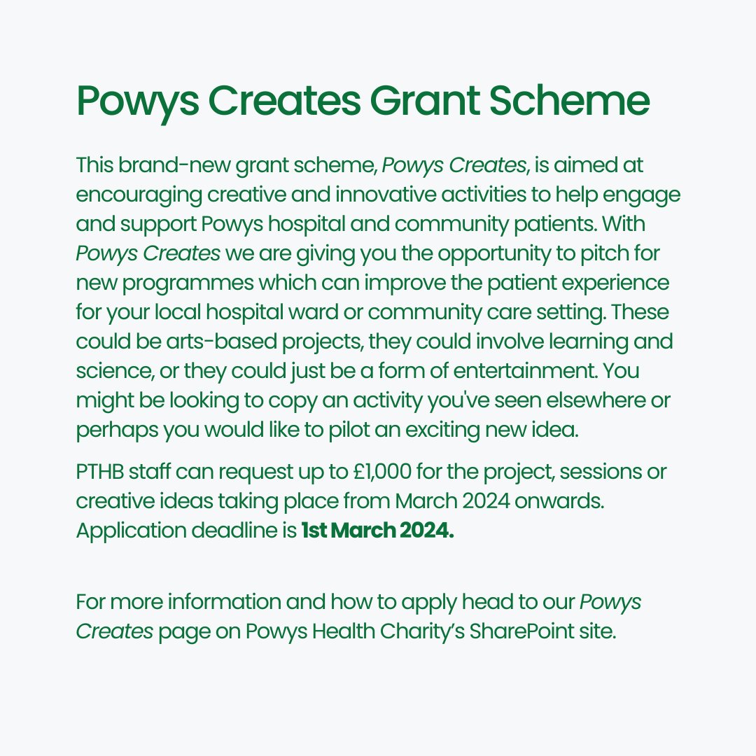 Elusen Iechyd Powys | Powys Health Charity tweet media