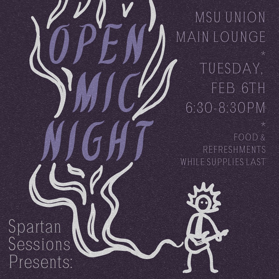 Calling all comics, musicians, magicians and more! Showcase YOUR talents LIVE on the Spartan Sessions stage with Impact 89FM!

Food and refreshments available while supplies lasts.