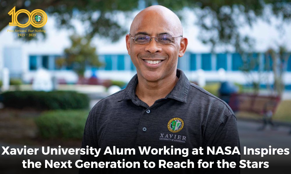 As we celebrate #BlackHistoryMonth, NASA Stennis' own Louis Thompson, education specialist in the NASA Office of STEM Engagement, is featured by his alma mater, <a href="/XULA1925/">Xavier Univ. of LA</a>, for his work inspiring the #ArtemisGeneration! xula.edu/news//2024/02/…