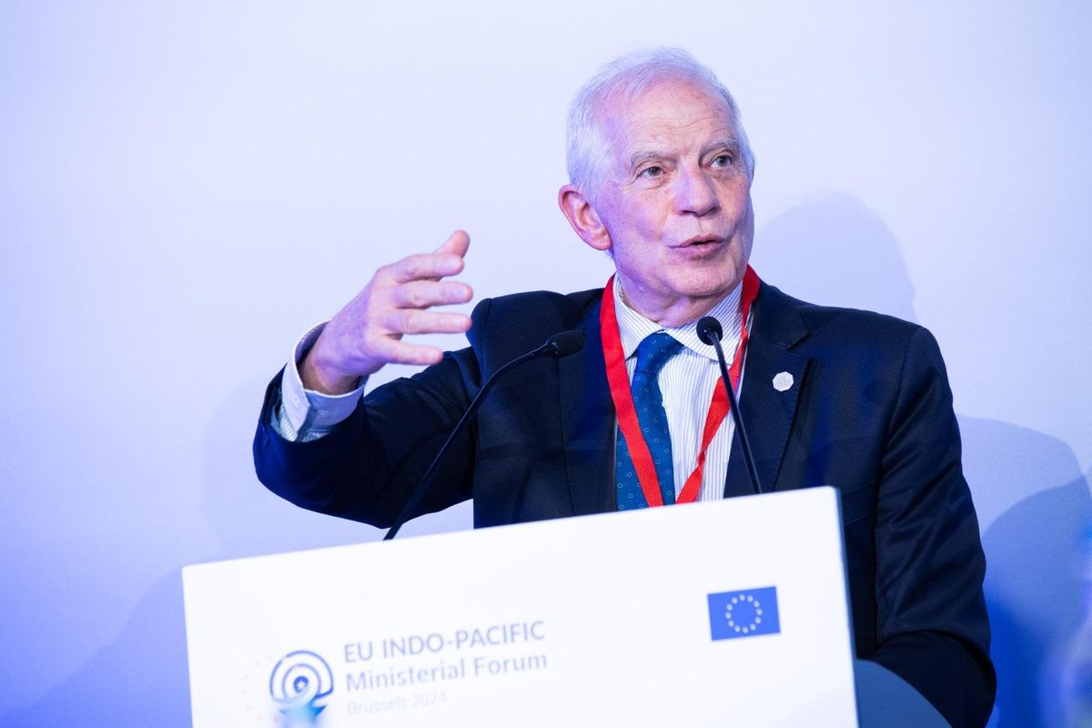A pleasure to chair today the EU - Indo-Pacific Ministerial Forum. 
 
Home of to over half of the world's population and around 50% of global GDP, the Indo-Pacific is a hub for trade &amp; innovation. Our prosperity is linked to its stability and growth. 1/3

eeas.europa.eu/eeas/eu-indo-p…