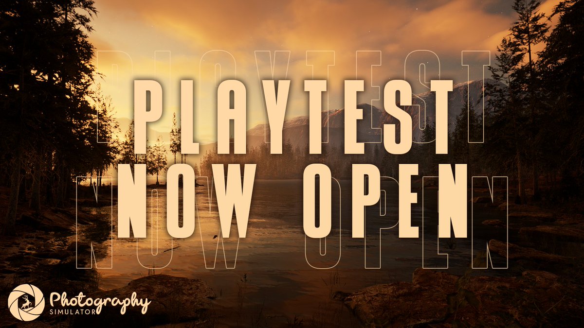 Photography Simulator playtest is now open🎉

store.steampowered.com/app/1732910/Ph…

🗓️Test the game from February 2nd until February 5th🗓️
Don’t wait - play now!
And wishlist⭐️ #PhotographySimulator 📸

#gamedev #indiegames #gaming #photography #simulator #camera #virtualphotography