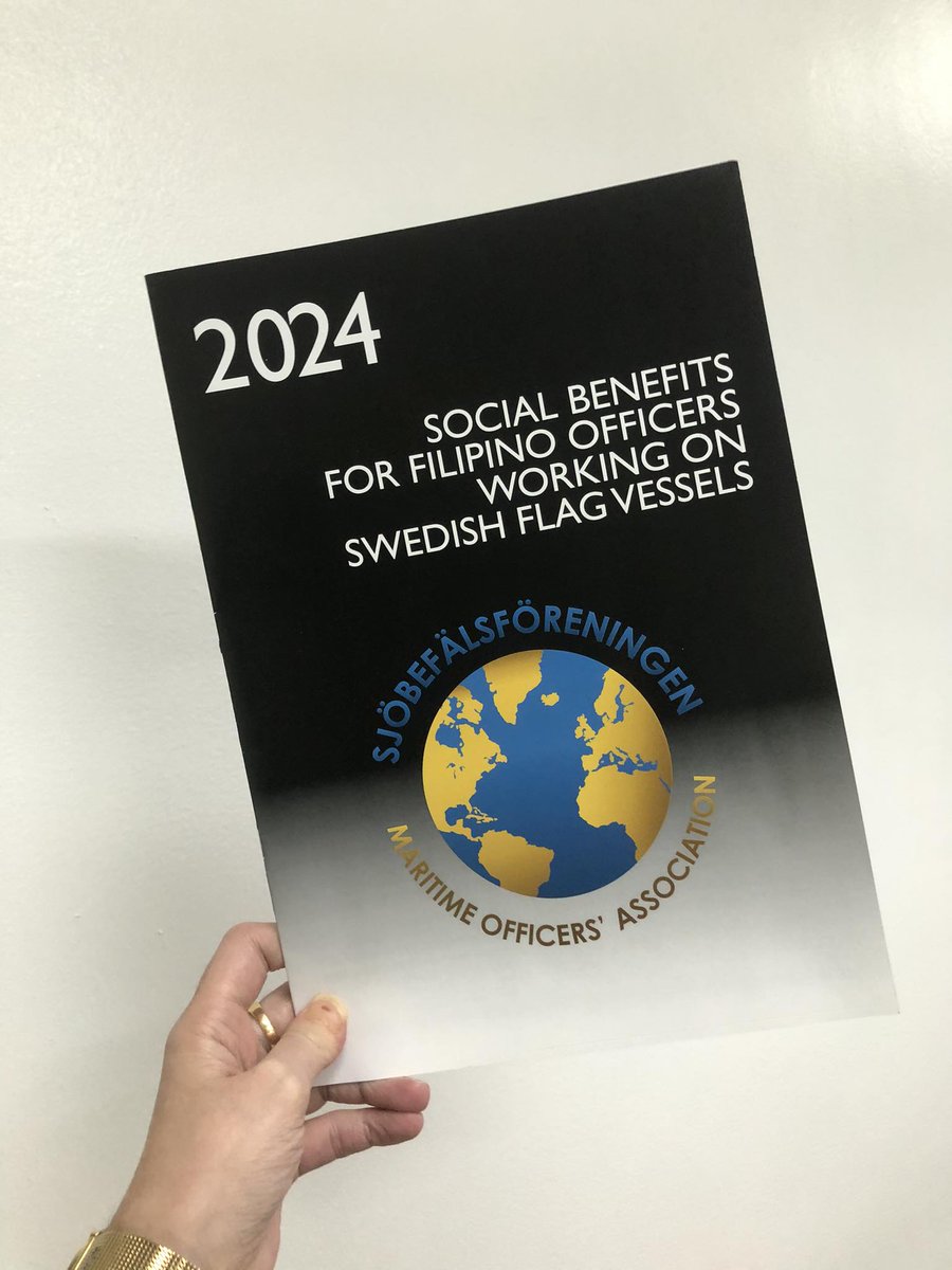 NETShipPh's tweet photo. ATTENTION: NSM Officers who are serving/have served Swedish-flag vessels
Please be informed that the 2024 issue of Social Benefits is available. Kindly send a personal message to us, should you want a copy. https://t.co/AdRwP5wPW9