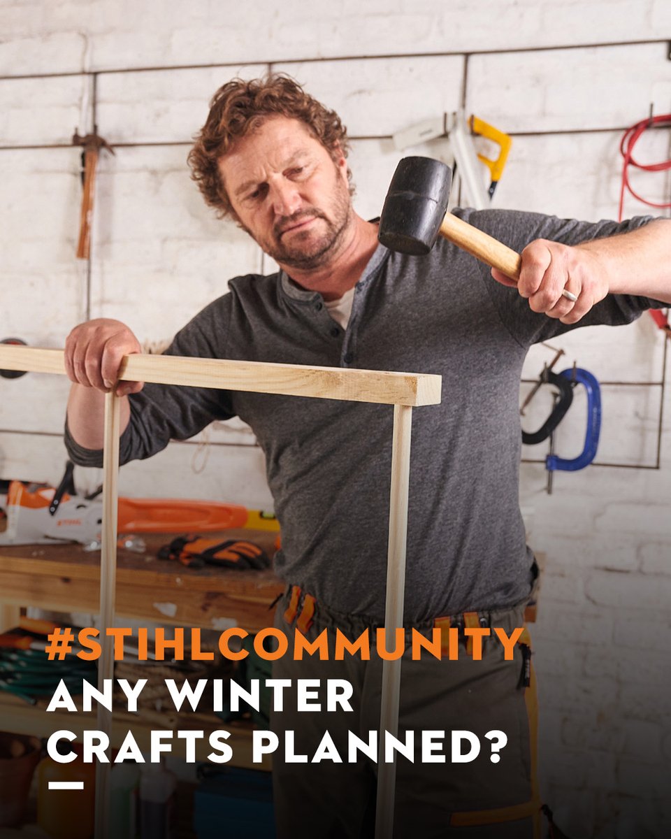 STIHLUSA's tweet photo. These cold months can be perfect for some long-planned projects. ๐ช #STIHLCommunity, whatโs on your crafting list this season? Let us know in the comments below. #STIHL #Crafting #Woodwork https://t.co/u6I4Q6elLc