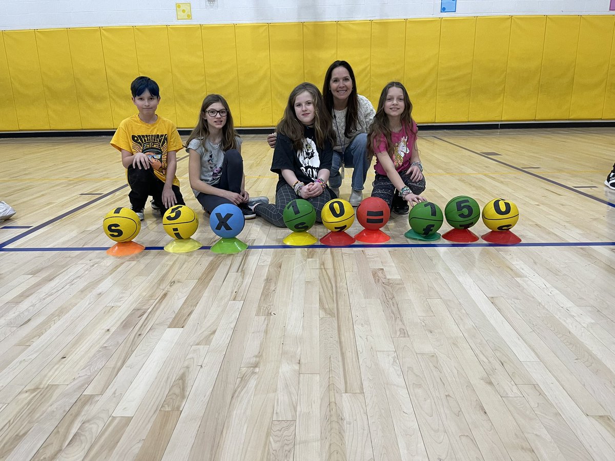 HealthyGlads's tweet photo. Today in 5th grade PE, we collaborated with Mrs Speidel to reinforce what sheβs currently teaching in math class using #BrainBalls.
I supplied the operation sign and the students gathered the numbers.
#makelearningfun
#physedmatters
@southallegheny
@CalvertSAE
@DWMcDonald11 https://t.co/mcFQ7y98Yf