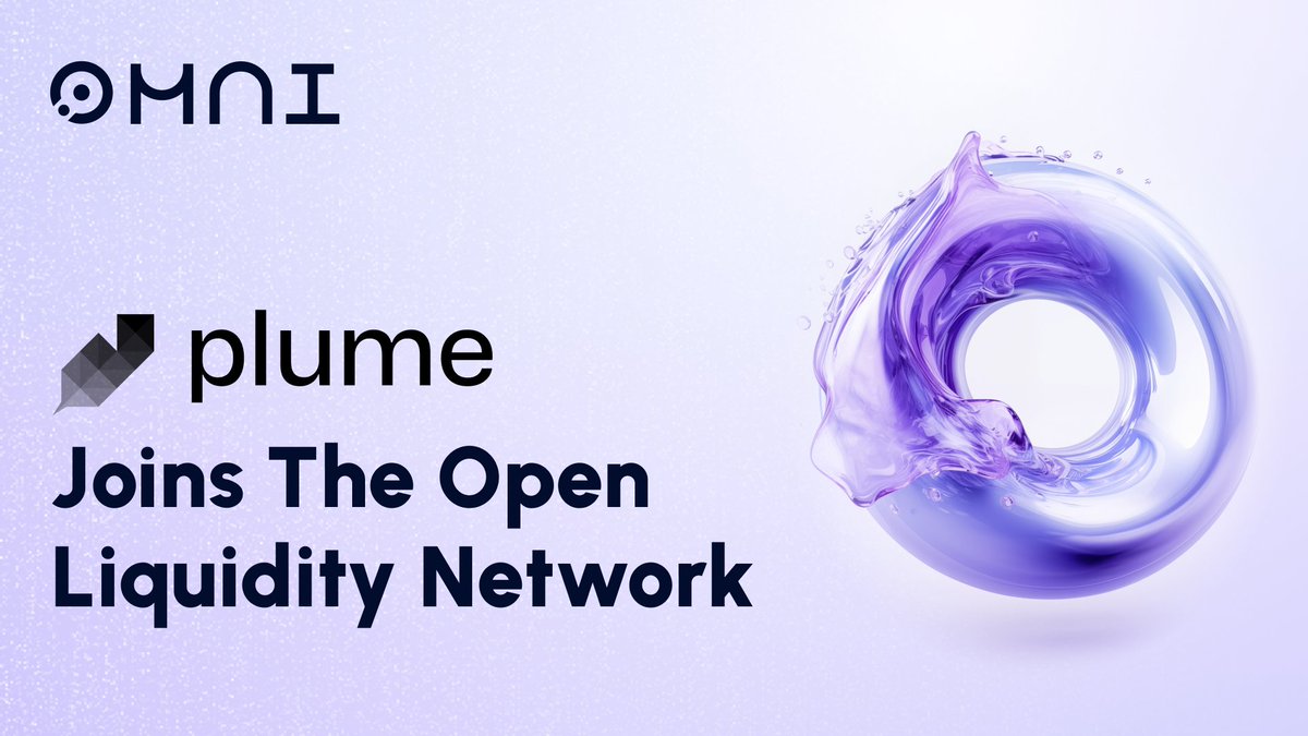 Nomina's tweet photo. Today @plumenetwork is joining the Open Liquidity Network!

As the first RWA focused rollup, utilization of open standards will allow Plume and all native assets to achieve unified liquidity across the greater rollup ecosystem. https://t.co/y3jfeA4cln