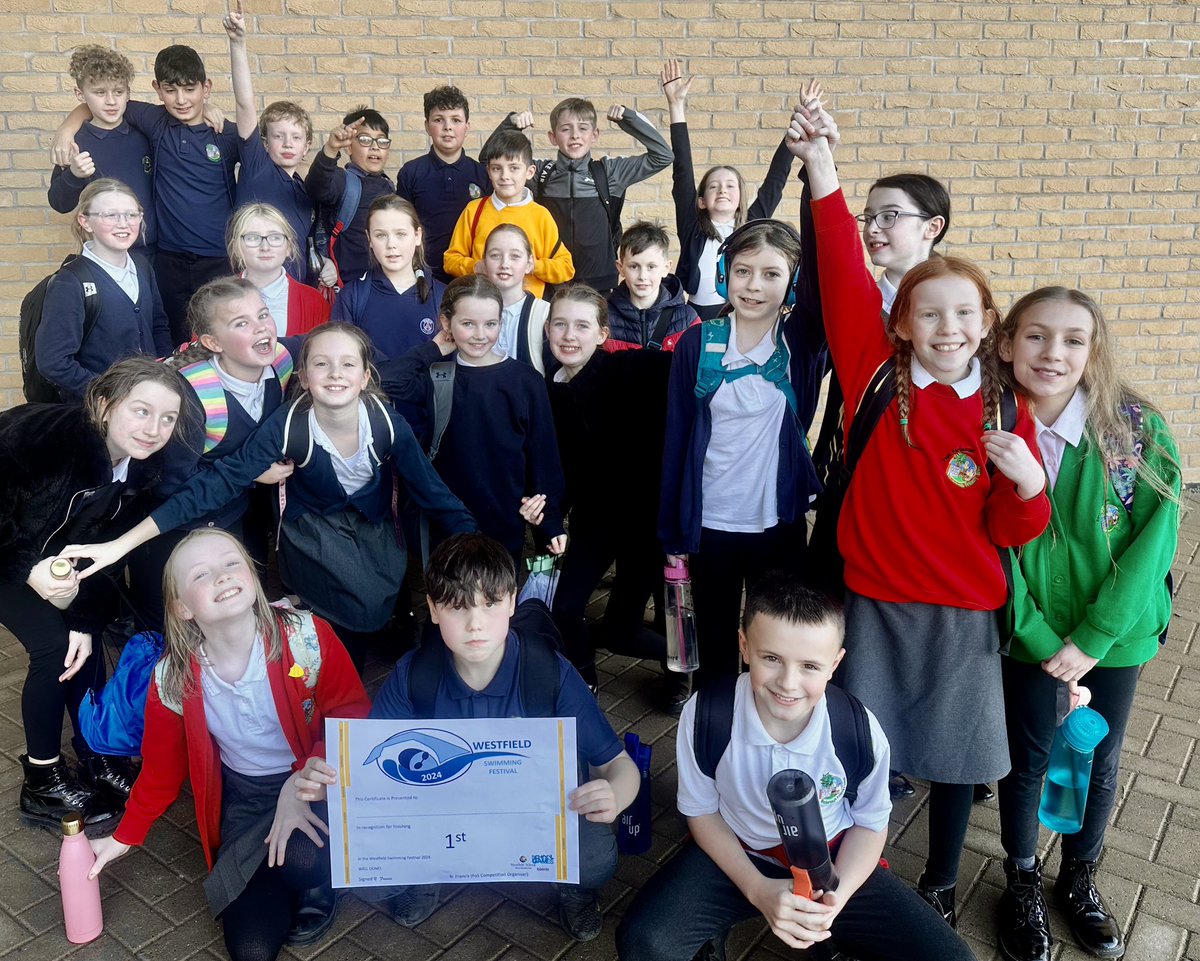 Well done to everyone who took part in today’s swimming gala <a href="/WestfieldSheff/">WestfieldSchool</a> 

We are really proud of our result! 

                      🥇🏆🥇 

Team Coaches Mrs Blow, Mr Martin and Mr P did a stunning job as did our swimmers! <a href="/missm_worldtour/">Mrs Blow</a> 

               🏊🏻 🌟 🏊🏻‍♀️ 🌟🏊🏻
