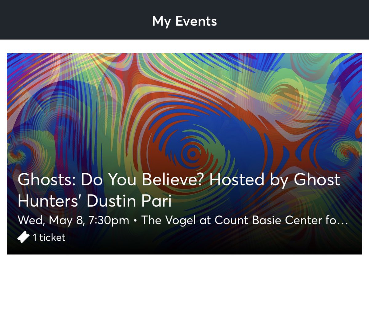Just got my ticket for @dustinpari’s Ghost’s: Do You Believe tour for here in Jersey!

Who else is going?

ghostsdoyoubelieve.com/home/#dates-ti…