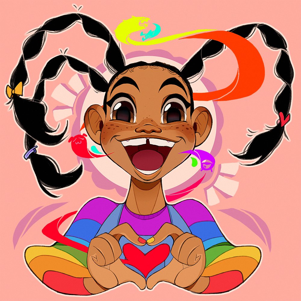 Black History Month Art Challenge Day 1: Goo from Fosters Home for Imaginary Friends