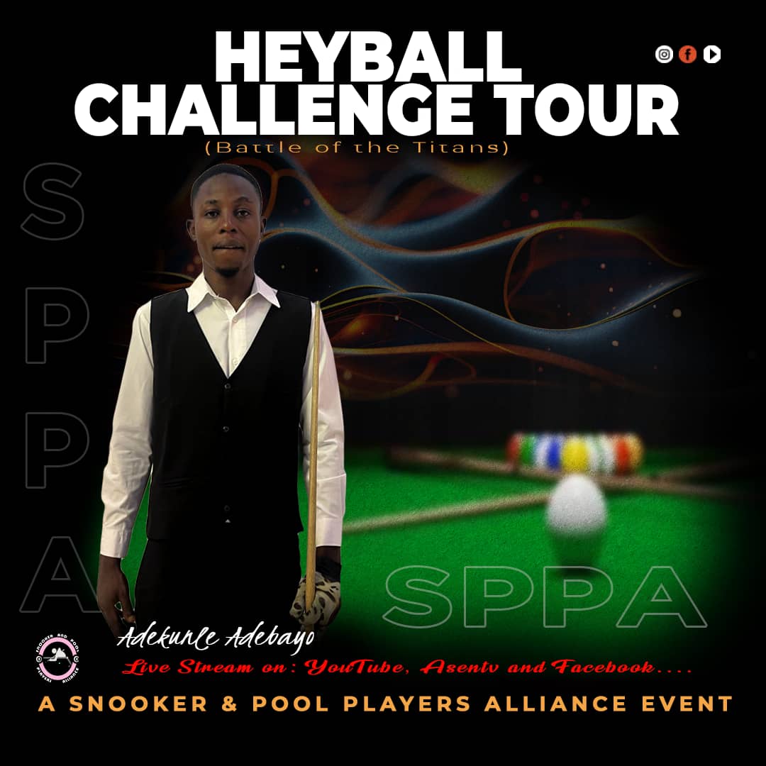 sppalliance_ng's tweet photo. Heyball Challenge Tour. Rebranding Pool Billiard in Nigeria. Ekundayo Adedayo matchup against  Adekunle Adedayo. Venue: Nicon Town Recreation Center, https://t.co/Qn4atWN806