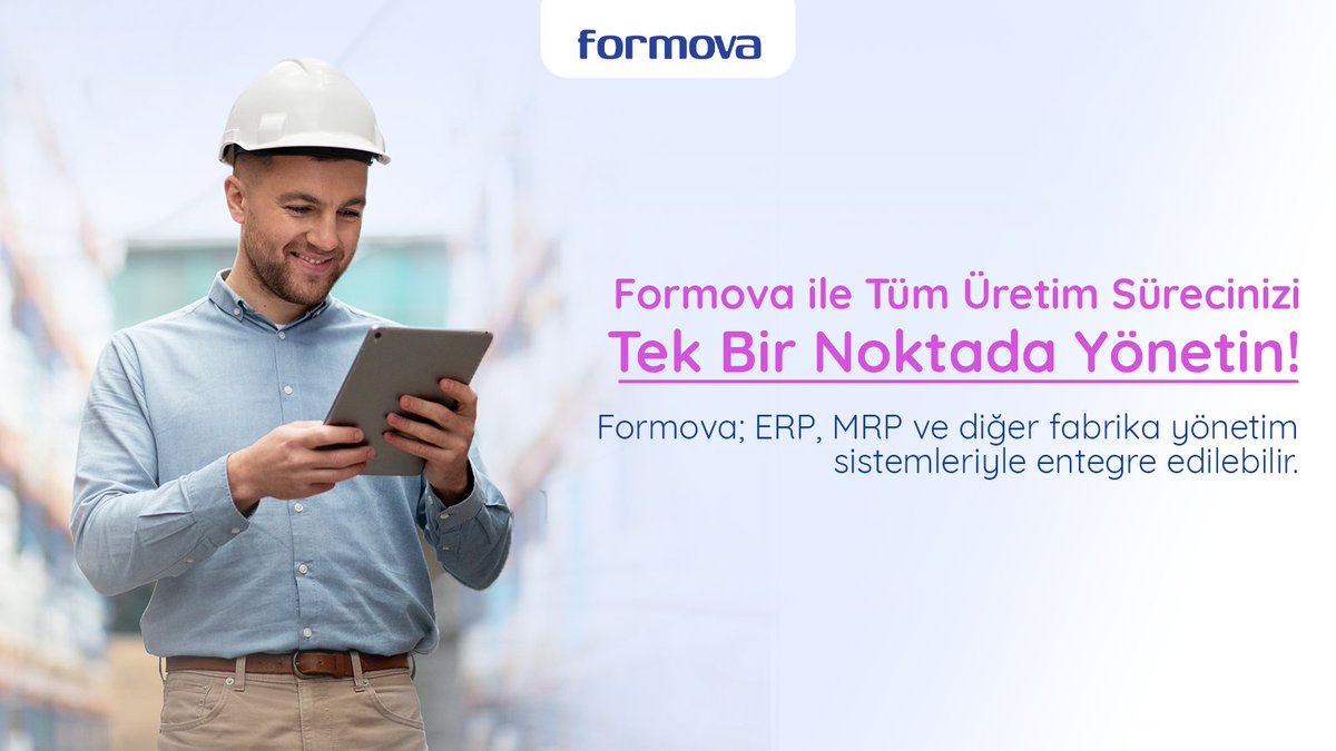 formova_app's tweet photo. Verimliliğin yeni adresi Formova ile tanışın. 👷🔧

Tek bir dokunuşla üretiminizi yönetin ve iş akışınızı kesintisiz hale getirin.

✅Entegre
✅ Etkili
✅ Eksiksiz

#ÜretimYönetimi #Formova #FormOluşturucu #Anket #Satış #Pazarlama #İnsanKaynakları #Üretim https://t.co/8otbGlCIWV