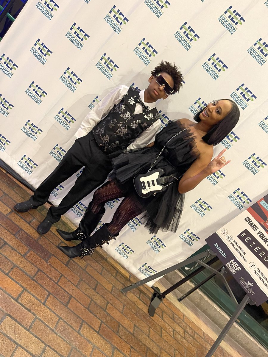 TADawkins's tweet photo. Last night was amazing!! My superintendent is better than yours!! See video 🤟🏽🎸@VanAyresHCPS has been rocking and rolling since he took on his new role and even before, I’m sure! 
Congrats to all the finalists &amp; winners! #LetsROCK #EIE2024 #ISEOY #WeAreSSK8 https://t.co/FDP0vzLuMf