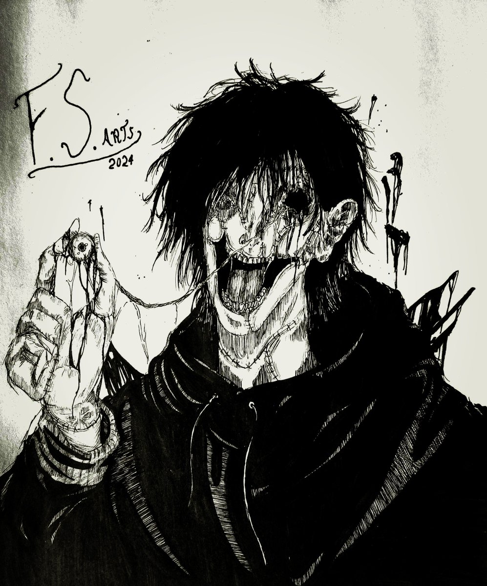 LuizGus23582964's tweet photo. Português:
OLHO!!!
English:
EYEBALL!!!
#art #arte #artwork #horrorartwork #horrorart #creepyart #macabreart #originalcharacter #originalcharacterart #originalartwork #artedeterror #artetradicional #traditionalart https://t.co/fDn1rWJOB1