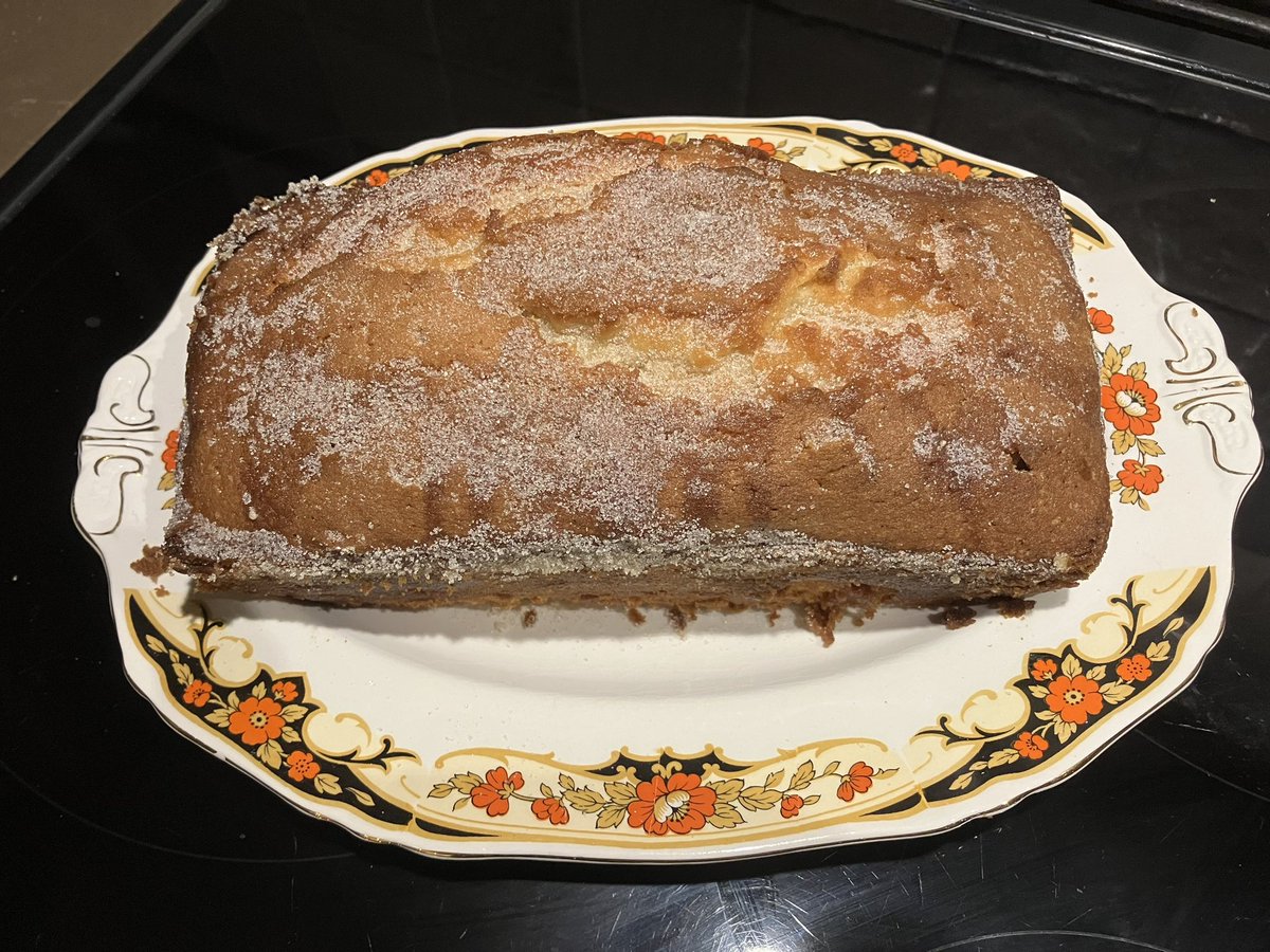 I’ve been baking! Lemon Drizzle Cake. 🍰🍋 I always use Gran’s old Kenwood hand mixer, & had feared it had finally broken this time. But a quick fix later, and we were off again! The cake plate is my Nan’s too, passed on to me when she died. #Baking & a bit of #family history!