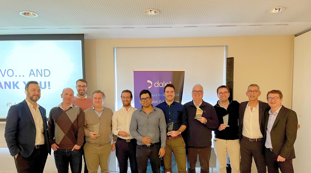 Wrapped up stellar Dalet kick-off meetings! 💥

From global virtual to Madrid, we celebrated 2023 achievements &amp; aligned for 2024+. Our focus: you, our valued customers, ensuring your stories &amp; voices shine globally. Excited for what's ahead

#DaletTeam #MediaTech #DaletAdvantage