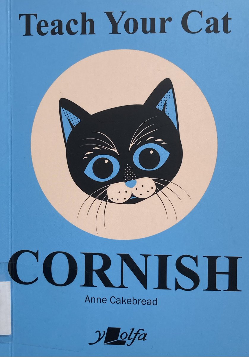 kresenkernow's tweet photo. We are highlighting new books in our Weekly Read feature for February and we begin with ‘Teach your cat Cornish’ by Anne Cakebread. 🐱📖
This book is great fun and a really good way to learn a few Cornish words and phrases.
#learncornish #weeklyreads #kresenkernow https://t.co/A5WLCwSfXM