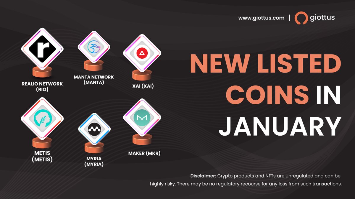 giottus's tweet photo. Giveaway Alert 🥳🤩
Reward Pool Rs.2000
Winner 🏆 5 Nos
Enter contest by,
1️⃣ Like
2️⃣ Retweet
3️⃣ Tag 2 Friends
End Date 6th Feb | 5 PM
#CryptoGiveaway #GiottusCommunity🧡
$RIO $MANTA $XAI $METIS $MYRIA $MKR
#RIO #MANTA #XAI #METIS #MYRIA #MKR https://t.co/igURws6qg4