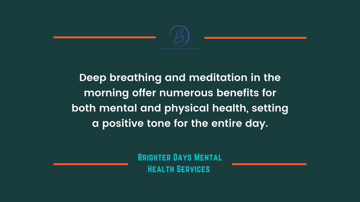 Brighter Days Mental Health Services tweet media