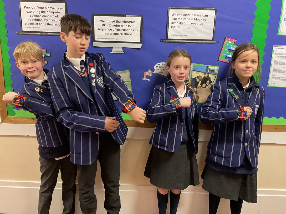 TownCloseSchool's tweet photo. In Computing, Year 6 have enjoyed coding a micro:bit to create a step-counter using variables. They are now using ‘selection’ to go one step further & make a motivational step-counter that has the capacity to encourage them to keep up their daily step goal!
#TownCloseComputing https://t.co/DjNy397biM