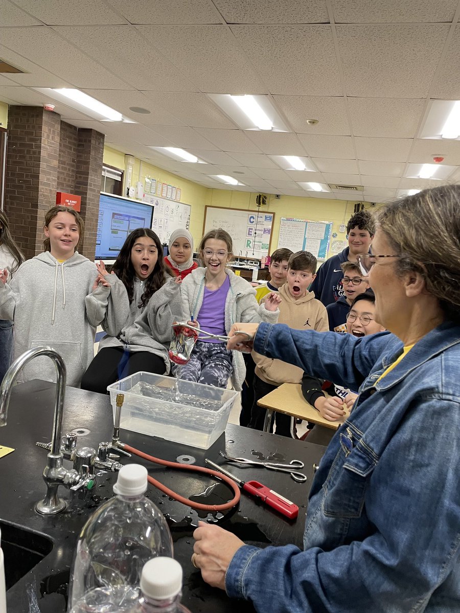 SCSD_AMS's tweet image. ￼￼ 🥤💥Science class got CRUSHED today! ￼￼ We conducted an epic can crushing experiment, exploring the power of air pressure. 💨🔭🧪🥫It was mind-blowing to witness the cans crumple like tin foil! ￼￼#ScienceIsAwesome #CrushingIt #accompsett
