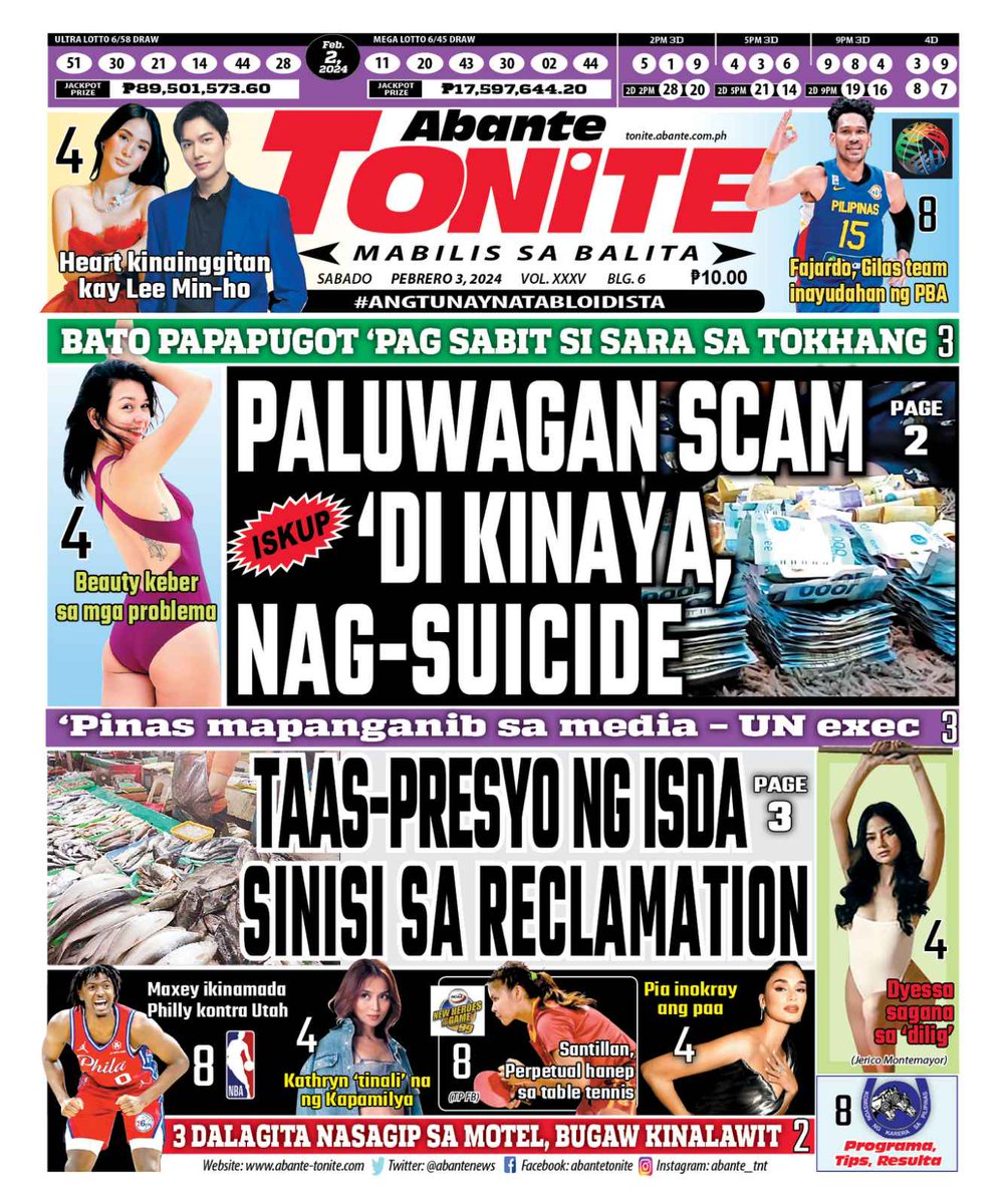 Abante News Online tweet media