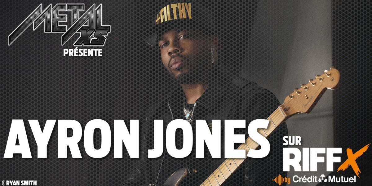 Cette semaine dans @MetalXSTV, l'équipe reçoit en interview @AyronJonesMusic qui revient en France pour une tournée 🎙 #AyronJones #MetalXS ▶️ riffx.fr/riffx-presente…