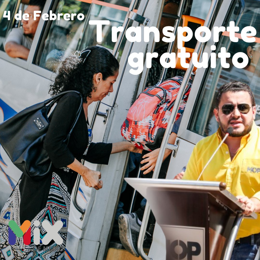#Nacionales || Para este 4 de febrero, el transporte será gratuito para que los salvadoreños puedan ejercer el sufragio.