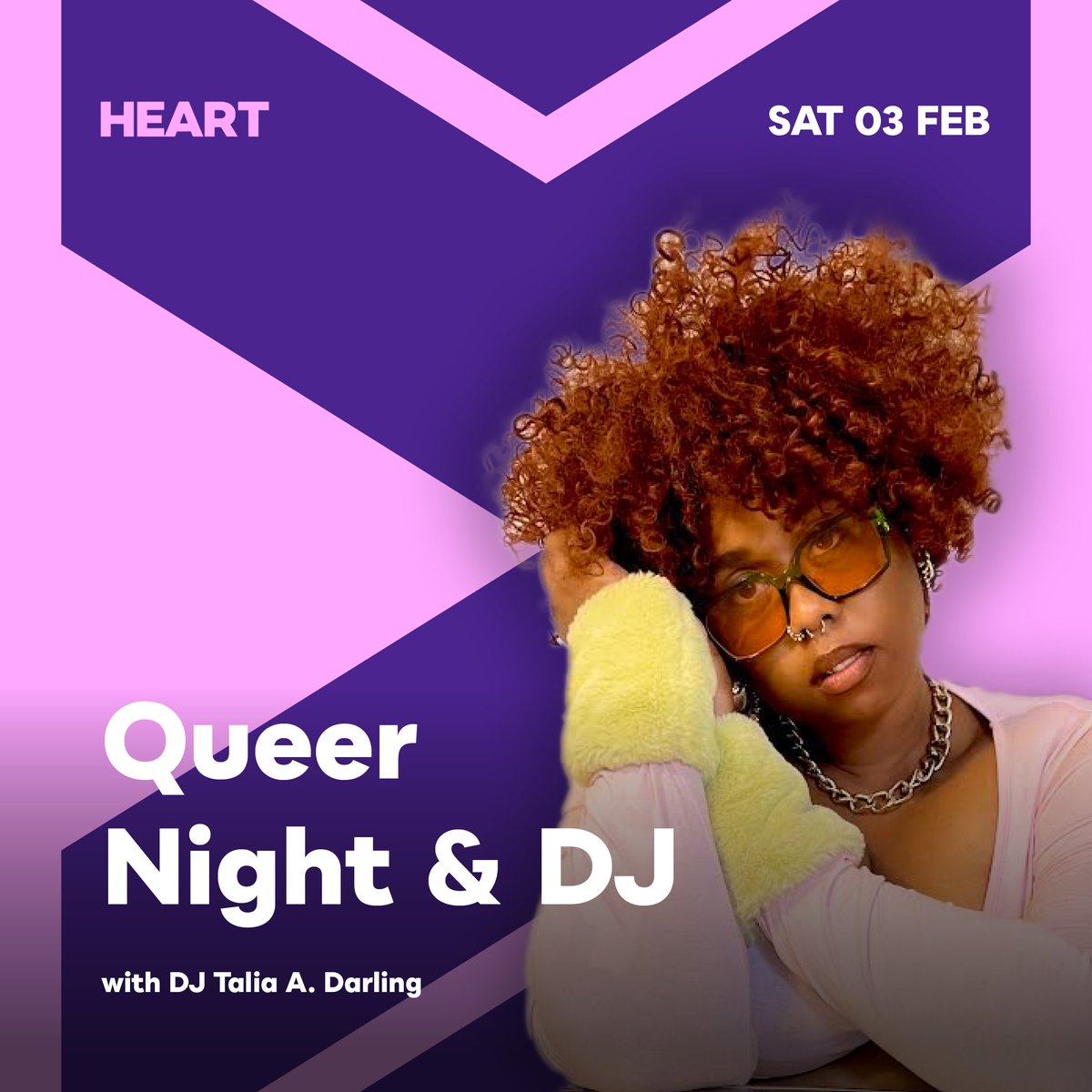 BrxHouseTheatre's tweet photo. Last chance to get your tickets to see @JadeAnouka's HEART #hearttheplay💜

The final performance tomorrow will be followed by a Queer Night in our bar with DJ Talia A. Darling spinning tunes throughout the evening!

https://t.co/KZM06PogBE https://t.co/jmox60Syd2