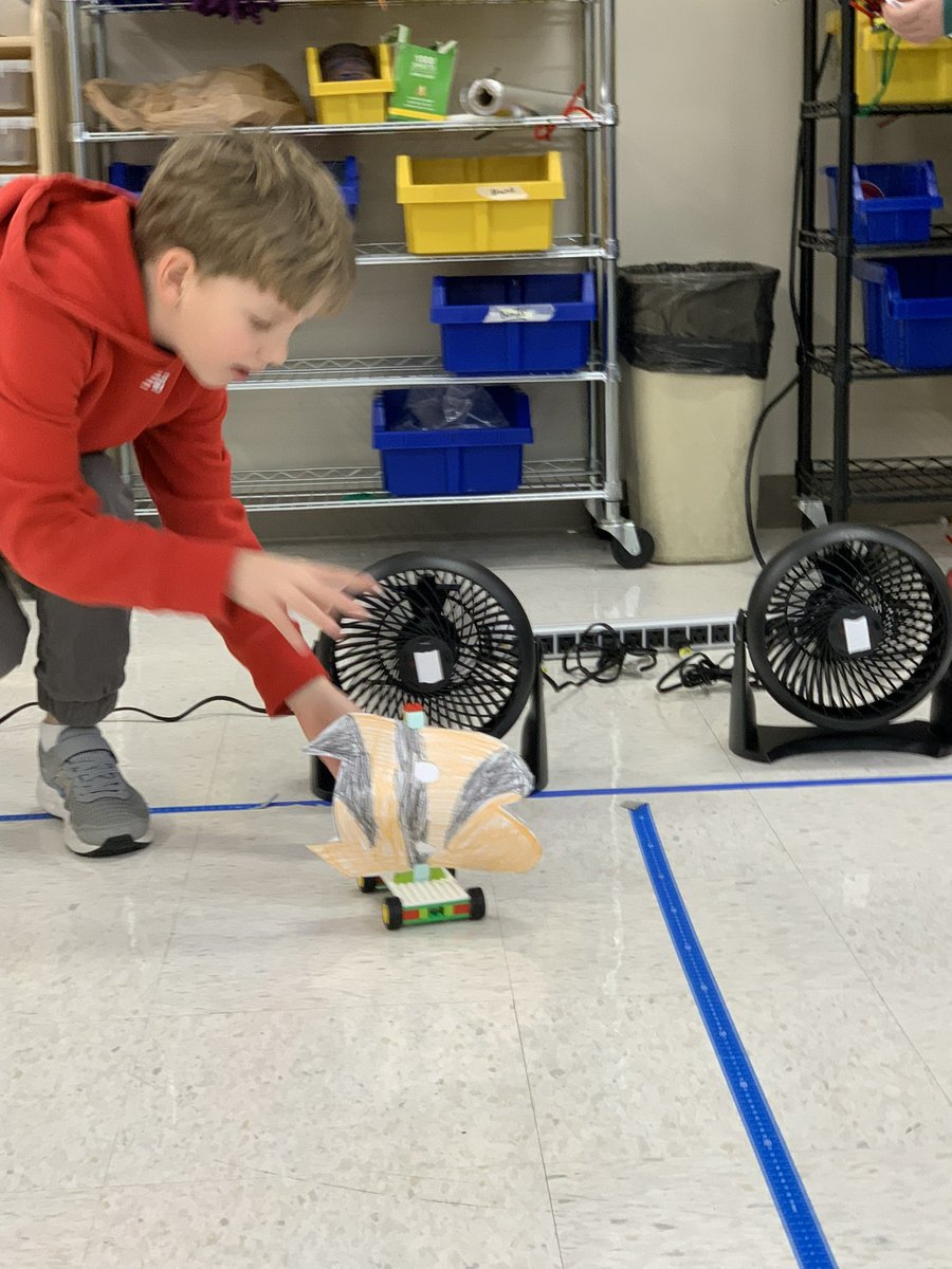 2nd Graders enjoyed building and testing our sail cars with our Lego Education BricQ kits during Innovation Class. The kits were funded by the Forest Hills Foundation.  #weareFHSD