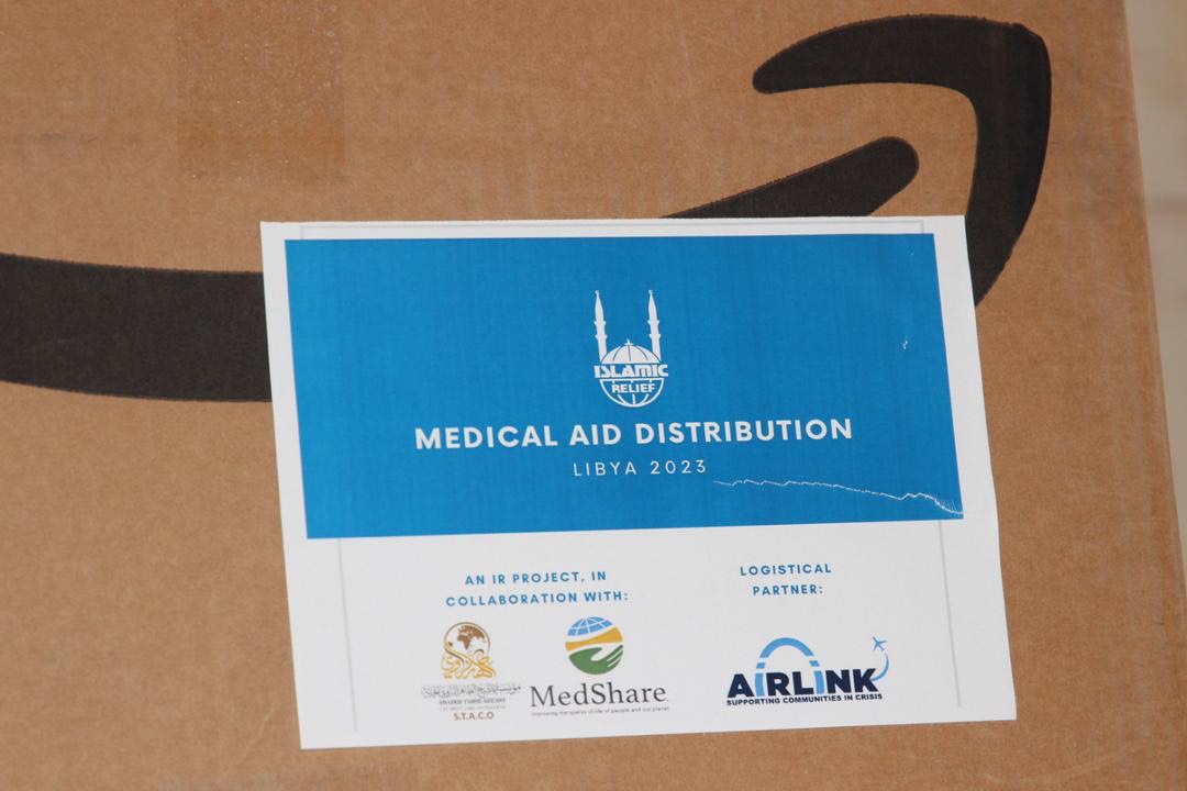 Thanks to a generous donation from @amazon Disaster Relief of over 300,000 urgently needed medical supplies, we coordinated a shipment on behalf of @medshare and @IRCanada to Tripoli, #Libya. This aid will help 12,500 people in need of assistance following the Derna floods.