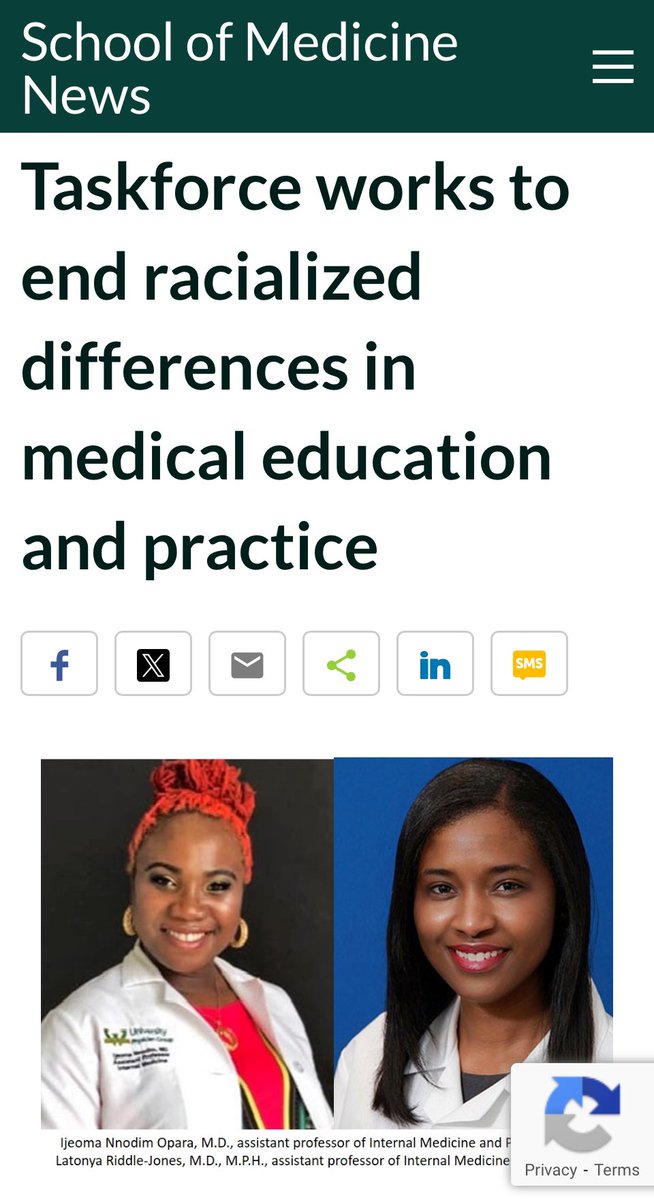 On this #BlackHistoryMonth , we are proud 2 announce the launch of <a href="/waynemedicine/">Wayne State University School of Medicine</a> End Race Based Medicine Taskforce (ERBMTF) 2 eliminate race science/scientific racism in clinical practice, medical/health professions education, research, &amp; policy in <a href="/CityofDetroit/">City of Detroit</a> 

See ⬇️ for 🔗