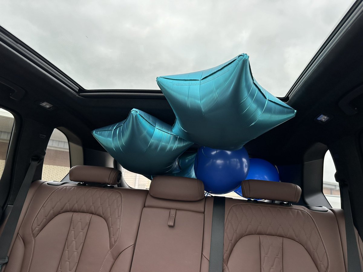 You know what day it is when the balloons block your view. Out #ontheR13road and ready to surprise the February @region13 Star of the Month!!