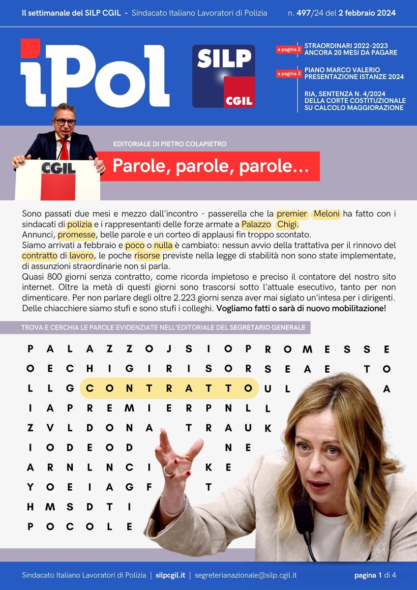 SILP CGIL Polizia tweet media