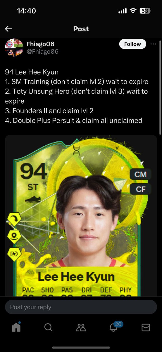 Ryzza171's tweet photo. @EA_FC_ @YXKU_DZN A better version if you still have founders evo https://t.co/1MCvQGiSVU