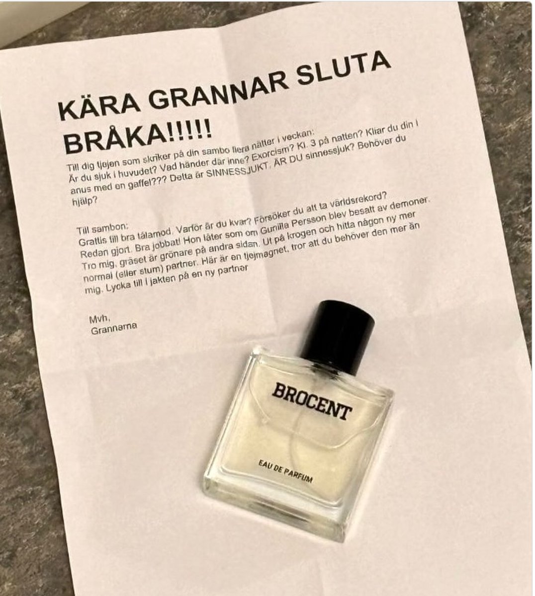 Kära grannar, sluta bråka.