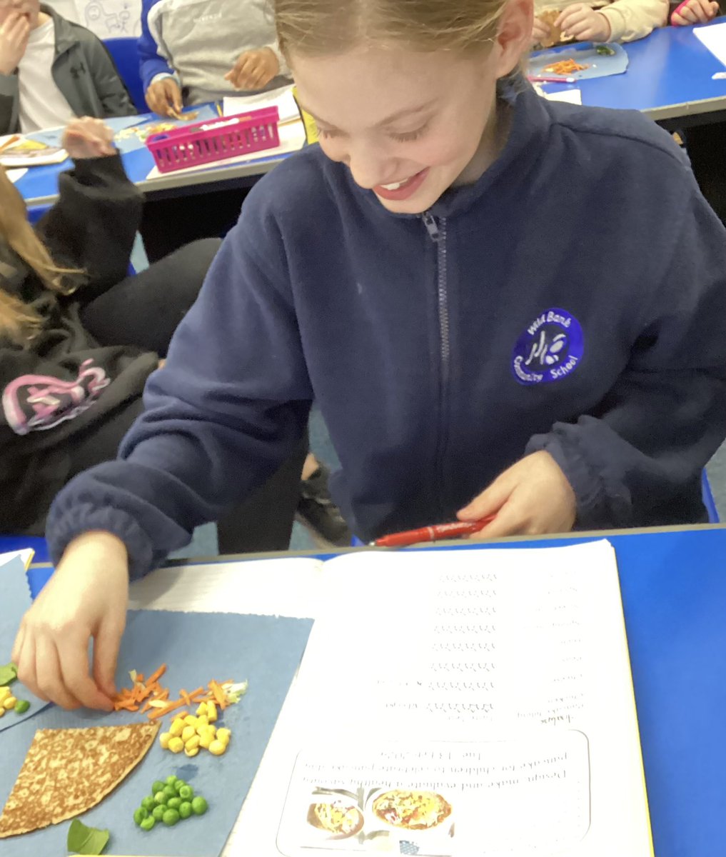 MsSteeleWB's tweet photo. In DT this afternoon, we have been taste testing ingredients to use in our own savoury pancakes. What a delicious way to finish the week. 🥞🥕🥬 @wild_bank @TrustVictorious https://t.co/jKBEJdZp9P
