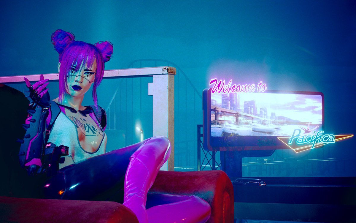 iamcyberpunker's tweet photo. パシフィカへようこそ🛳️
#サイバーパンク2077 #Cyberpunk2077
#Cyberpunk2077PhotoMode https://t.co/vwu27R6nnZ