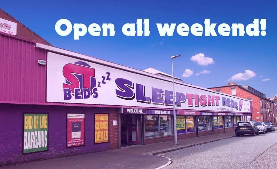 We are open all weekend, come and see us in store, speak to us and let us find the perfect bed or mattress for you, so we can all dream the same dream of a perfect night’s sleep every night 💤💤