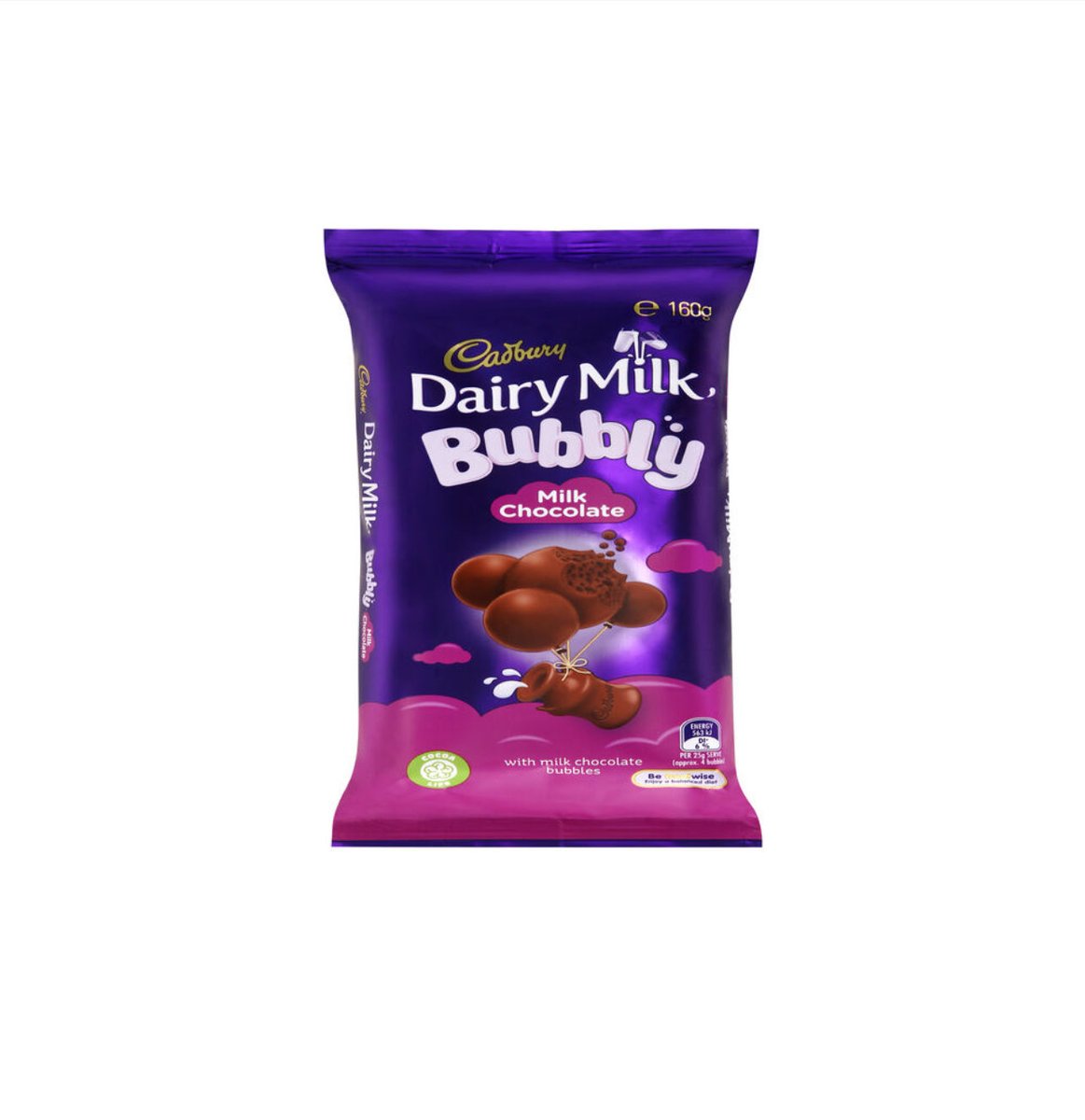 캐디베리 버블리 밀크
영국,호주 no.1 인기 초콜릿 브랜드 
정말 맛있고 부드러운 밀크초콜릿이예요 얘는 안에 공기층이 있어서 씹는 맛이 있어요 약간 묵직한 식감의 초콜릿 좋아하신다면 추천드립니다양도 엄청 많아서 최고👍 올리브영에도 있으니 꼭 사먹어보세요 
세일가 3900원!!