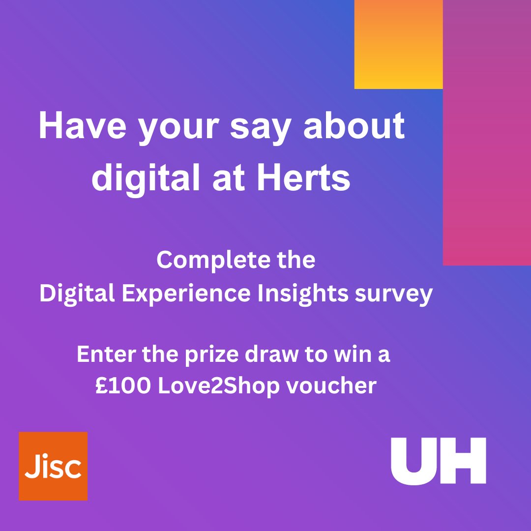 Uni of Herts Library tweet media