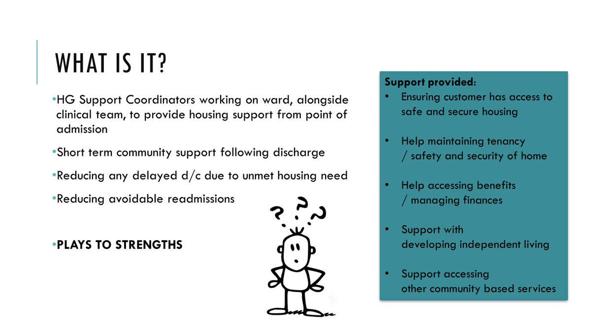 CPA_SocialCare's tweet photo. Alexandra Guy, Strategic Partnership Lead, @homegroup explains how its team ensure access to safe and secure housing - this includes ensuring people have the right benefits in place and independent living skills. This frees up clinical time.
#ICSLearningNetwork @integratedNHS https://t.co/fLAtxMS0o6