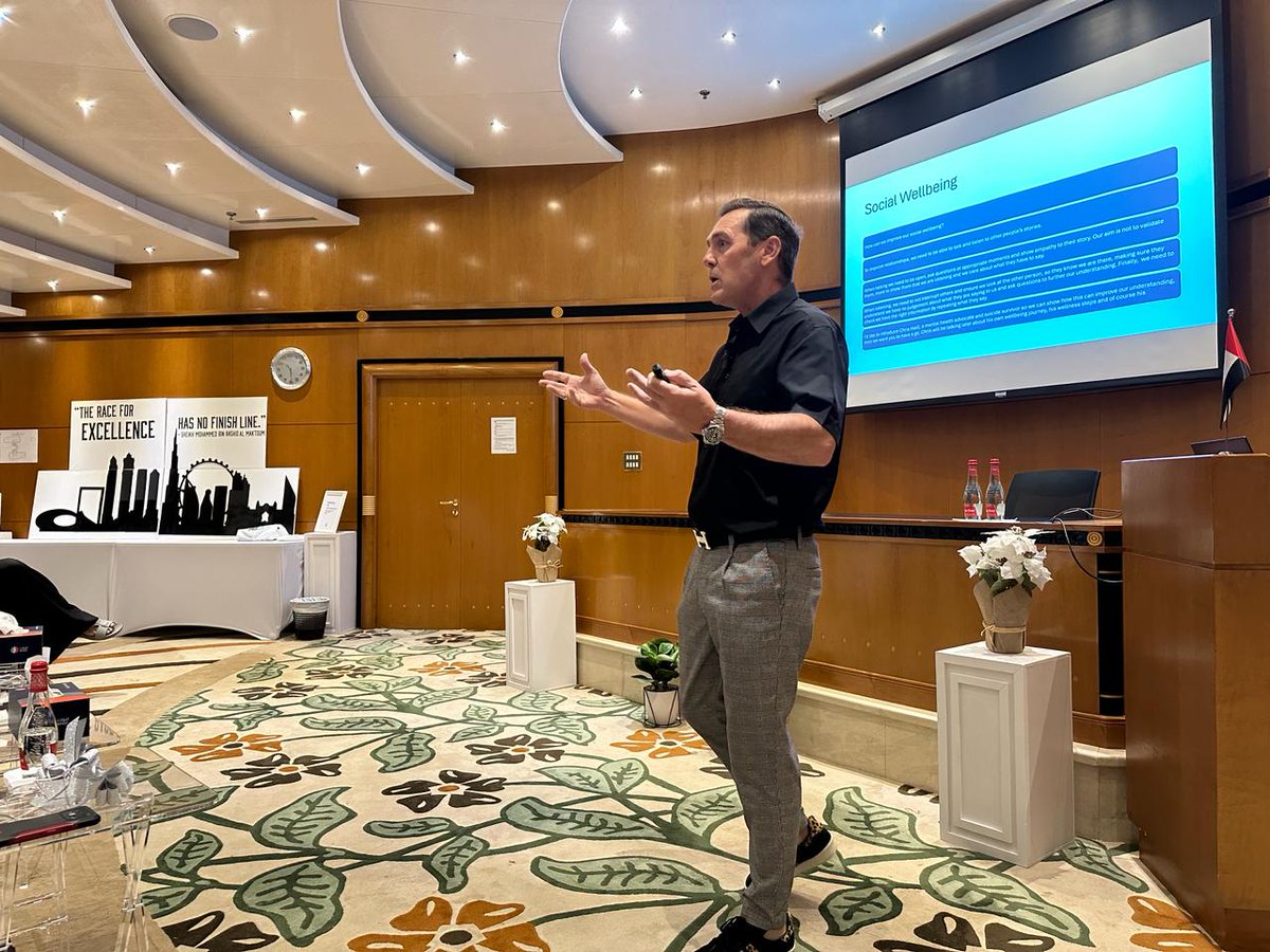 Some fantastic talks and discussions on well-being and optimism in all its forms over the last couple of days for <a href="/enoc_official/">ENOC</a>. Look forward to working together to discuss and be proactive in raising the well-being of staff. 

#MentalHealthAwareness #wellbeing #Optimism